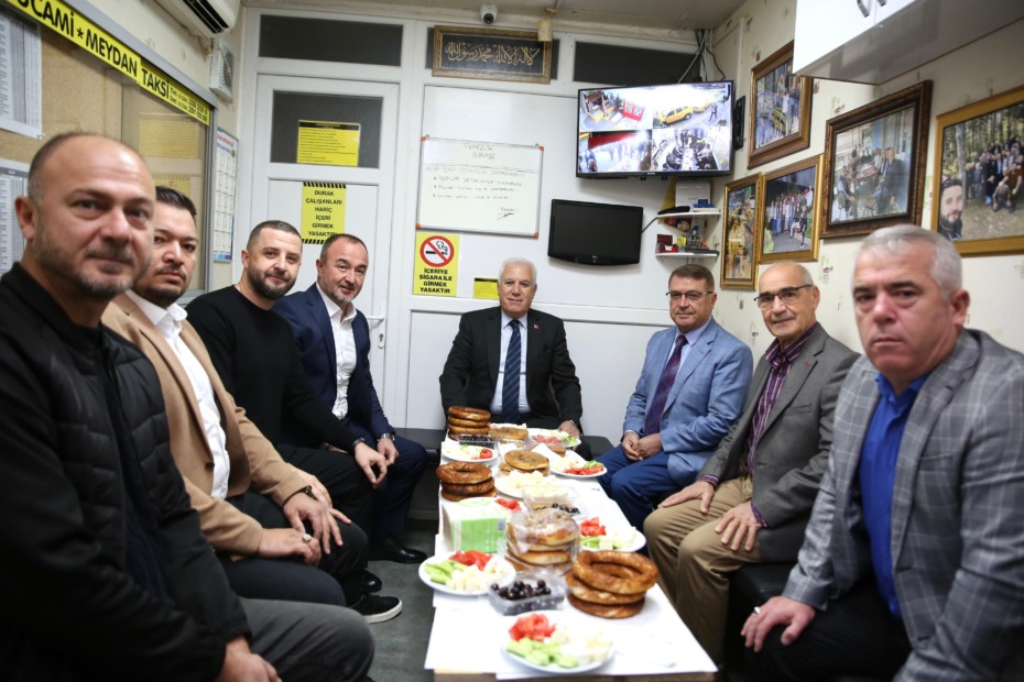 Başkan Bozbey’den taksicilerin sorunlarına çözüm