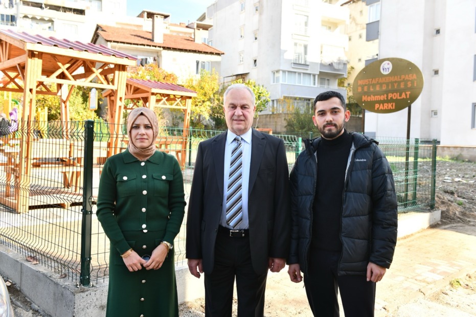 Mustafakemalpaşa’ya yeni bir park kazandırıldı