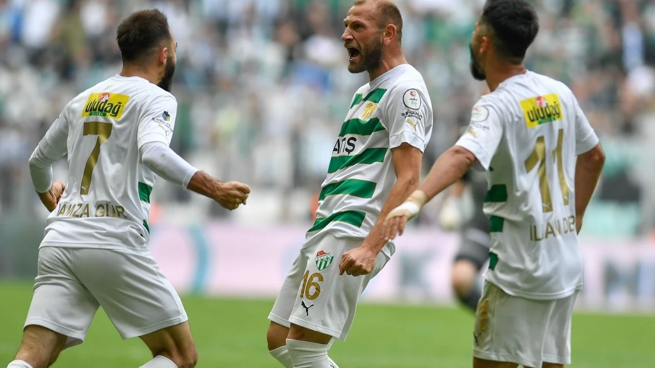 Bursaspor gol oldu yağdı