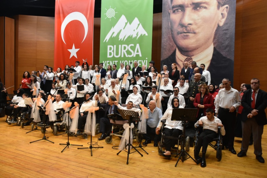 Bursa Kent Konseyi’nde engellilere moral gecesi