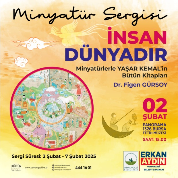 Minyatür sanatıyla Yaşar Kemal sergisi