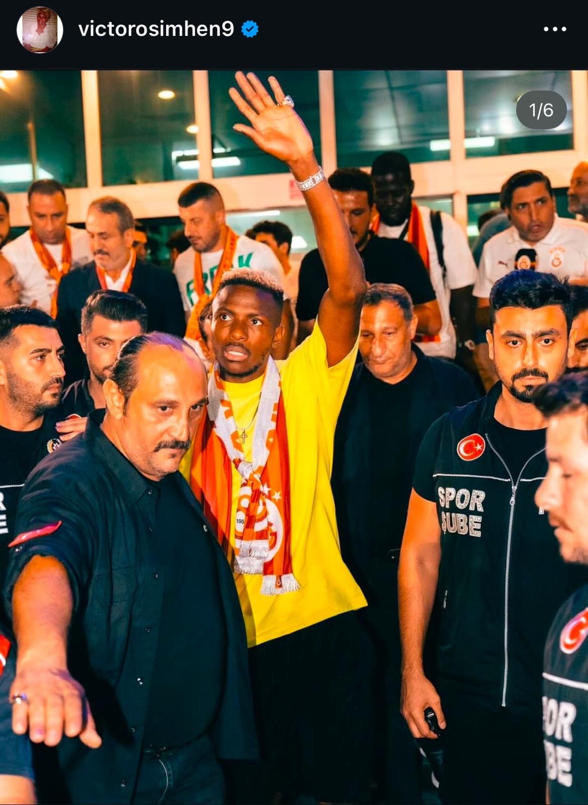 Galatasaray'da Osimhen Heyecanı