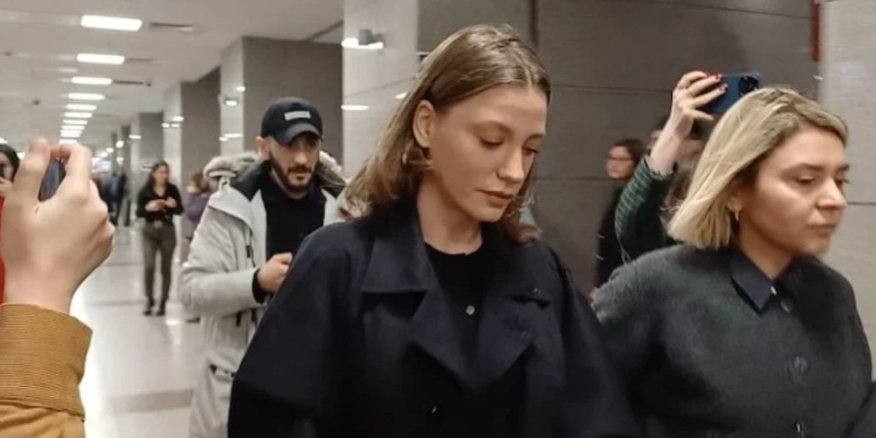 Serenay Sarıkaya ifade vermek için adliyede