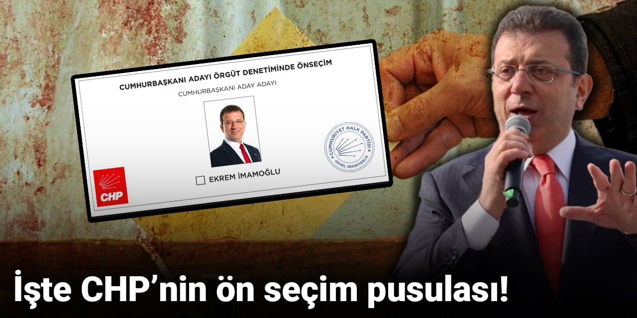 İşte CHP’nin ön seçim pusulası!