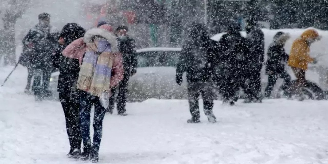 Meteoroloji 19 ili uyardı: Çok kuvetli kar yağacak