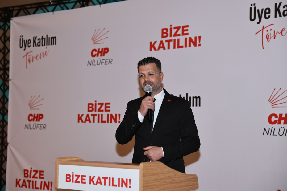 CHP Nilüfer’de Üye Katılım Töreni: 450 Yeni Üye Parti Saflarında